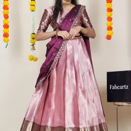 payu Solid Semi Stitched Lehenga Choli-picture-22