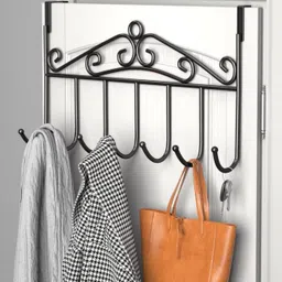 paradise Metal Wall Hook Hanger with 7 Hooks for Bedroom, Kitchen and Bathroom | Hook 1 image 4