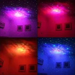 aha crafty Astronaut Night Light Projector Shower Laser Light image 2