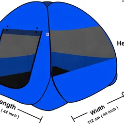 silver shine Popup Kids Play Tent House Multi Purpose Foldable For Kids Baby image 5