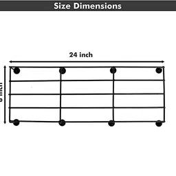 wozti Flower Plant Stand for Home Garden Balcony Living Room (Set of 4) Black Plant Container Set image 2