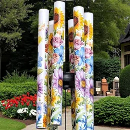 paradigm pictures Mandala Art Wind chime Aluminium Windchime image 4