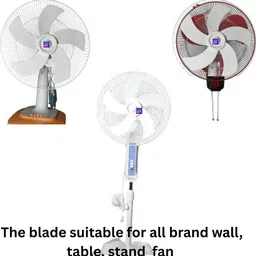aruyir Fan wings Blade Suitable for All Brand Table fan, Wall fan, Stand fan sweep with 1 Year Warranty Silent Operation 400 mm Pedestal Fan image 5