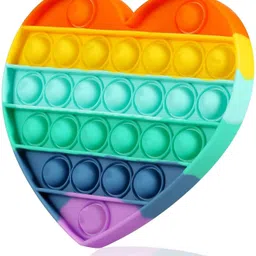 mallexo Heart Poppet Pop It Fidget Toys, 1PC Push and pop Toys for kids, Poppet toys-picture-17