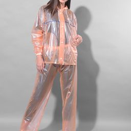 dollar Striped Women Raincoat-picture-10