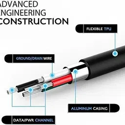 SANNO WORLD Micro USB Cable 0.9 m _cro USB 2.0 Fast Charging Data Transfer Sync Cable Compatible for X_iao_ M_i image 3