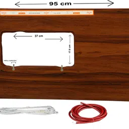 rilson SPECIAL HEAVY STAND TABLE OF SEWING MACHINE WITH HEAVY BALANCE WHEEL AND 2 BELTS Manual Sewing Machine image 3