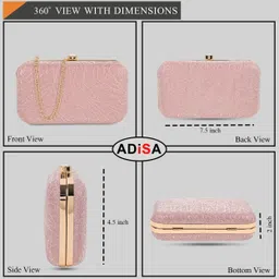 adisa Party Pink Clutch image 2
