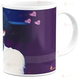 trendoprint Suga BTS Printed White Ideal And Sweet Gift And Return Gift Choice For Kids Boys And Girls Friends Brother Sister Mom Dad Bro Sis Cousins Son Daughter And Bts Lover Bts Army Bts Signature V Suga J-Hope Jungkook Jin Jimin Rm Ceramic Coffee Mug image 3