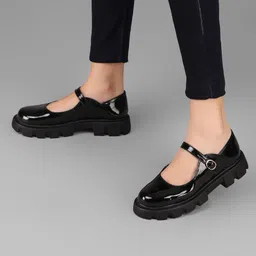 strasse paris Smart Casual Buckle Detailed Bellies for Women & Girls Bellies For Women image 2