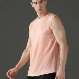 eppe Mens Micro Polyester Sleeveless Peach Round Neck Innervest for Gym Sports wear Men Vest image 3