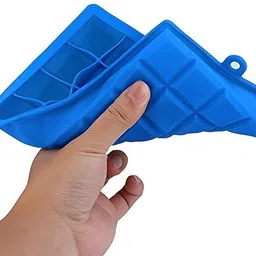 khodal plastic ice qube 2pcs Multicolor Silicone Ice Cube Tray image 3