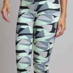 coolest fashion Striped Women Blue Tights image 4