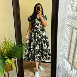 auriprx fashion Women Ikat Cotton Rayon Anarkali Kurta-picture-12