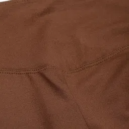 hrx by hrithik roshan Solid Women Brown Tights image 4