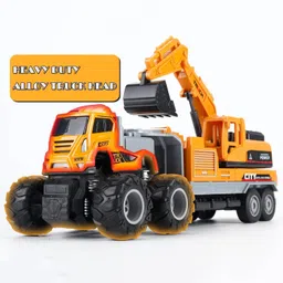 dezicon ecom Excavator Toy for Boys Age 3 Bulldozer Truck-DZE44 image 3