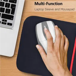 Techfit 6in1 Combo of Transparent Laptop Skin with Screen Guard, Key Guard, Micro SD Card Reader, Usb Led Light and Laptop Sleeve for 15.6 inches Laptop Combo Set image 5