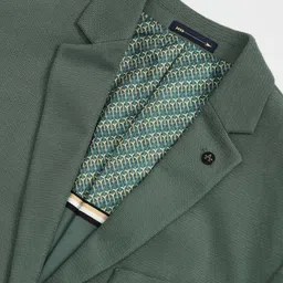 arrow Men Solid Single Breasted Formal Blazer image 3