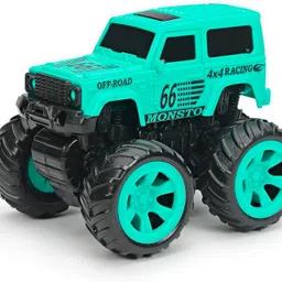 paper moon Friction Powered Off-Roading Monster Truck Car Toy - Green-picture-15