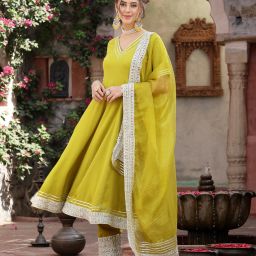 stylum Women Viscose Rayon Kurta Pant Dupatta Set-picture-25