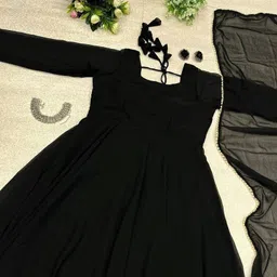 finivoir Georgette Stitched Anarkali Gown image 2