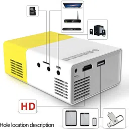 IMMUTABLE 2300 lm LCD Corded & Cordless Mobiles Portable Projector image 4