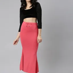 TWIN BIRDS 1192-Spiced Coral Cotton Viscose Blend Petticoat image 5