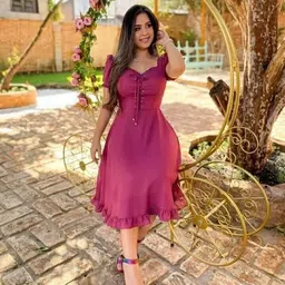 sclassicfashion Women High Low Purple Below Knee Dress-picture-12