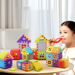 arizon Happy House Building Blocks Learning Educational Puzzle Toy Best Gift For Kids-picture-8