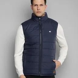 allen cooper Water Repellent Reversible Sleeveless Men Solid Quilted Jacket-picture-18