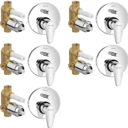 parryware Uno concealed Diverter Body with Concealed Upper Part set of 5 pic 316 Faucet Set-picture-18