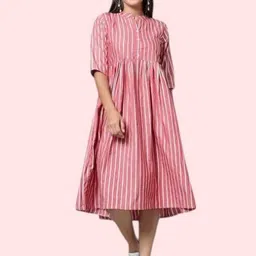 houseofcommona Women Maxi Multicolor Midi/Calf Length Dress-picture-33