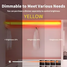 shinepark 600 LEDs 5 m Yellow Steady Strip Rice Lights image 4