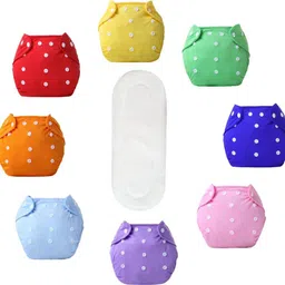 hokista Reusable Cloth Baby Diaper with insert pad, Adjustable Diaper (Pack of 3)-picture-40