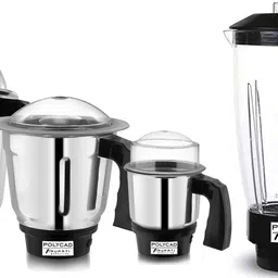 polycad Dry, Liquid and Chutney for Mixer Grinder Set of 3 Jars and Milkshake Jar, TA24 Mixer Juicer Jar-picture-25