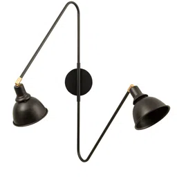 shoppeefry Nordic Dawn Spider Black Matt MetalWall Light image 4