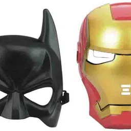 vk mart Batman And Iron Man Shape Face Mask For Kids Party Mask-picture-20