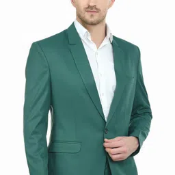 fivefeb Men Solid Single Breasted Formal, Casual, Party Blazer-picture-22