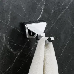 EVANEX Chrome Wall-Mounted Rob Hook | Towel, Robe & Clothes Hanger 4.33 inch 1 Bar Towel Rod-picture-34