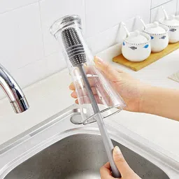 mobone ® 33-CM cleaning Brush, Glassware Cleaning TPR Made Flexible Bristles Brush-picture-19