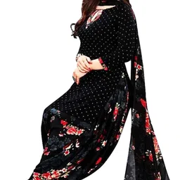 sastvik Unstitched Crepe Kurta & Patiyala Material Floral Print-picture-22