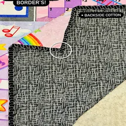 MUREN Kids 3 in 1 Floor Play Mat-Snake & Ladder- Ludo-Town image 3