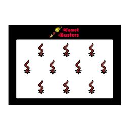 Comet Busters 12 Pcs Reusable Designer Bindis - Maroon & Black-picture-20