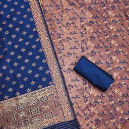 SHADOW & SAINING Woven Design Unstitched Dress Material image 4