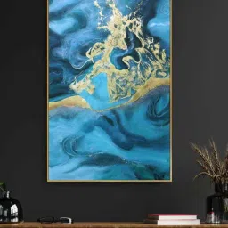 art gali Canvas Abstract Waves Wall Painting-picture-33
