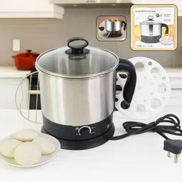 lipzie Electric Idli Cooker & Steamer Multi Cooker Electric Kettle image 5