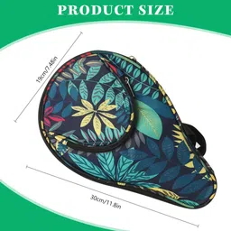 gustave TaktZeit Colorful Table Tennis Racket Cover Ping Pong Paddle Bag image 2
