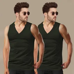 tripr Pack of 2 Men Vest image 3