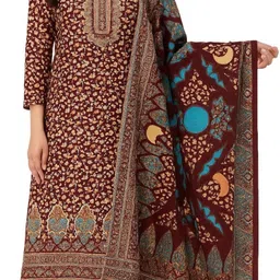 shempire Unstitched Wool Salwar Suit Material Printed-picture-11