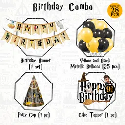 zyozi Harry Pottar Birthday Decorations, Harry Pottar Birthday Party Supplies for Kids image 2